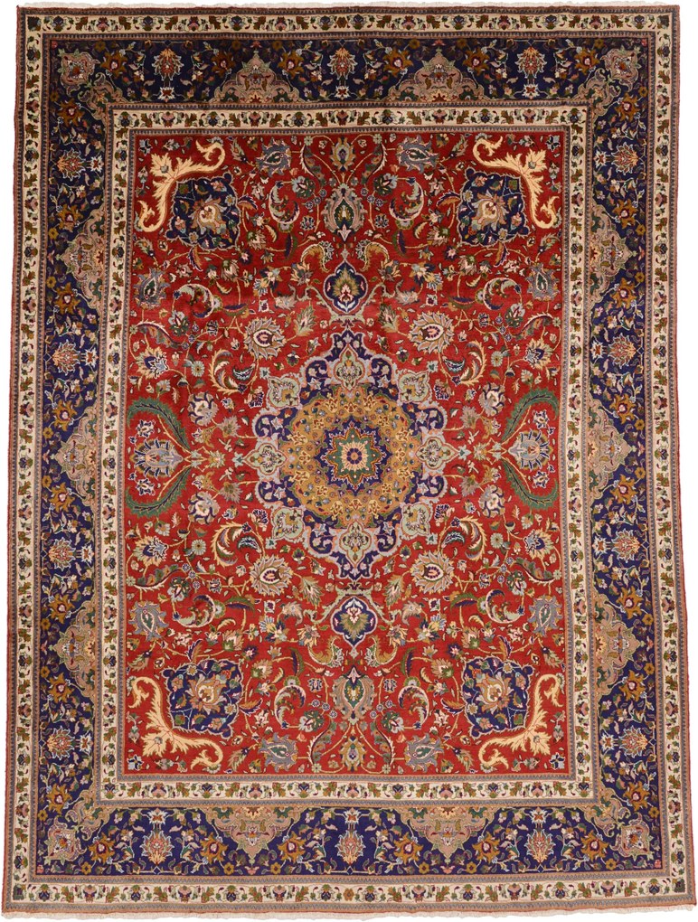 Tabriz Tappeto persiano 290 x 390 (Iran) Annodato A Mano
