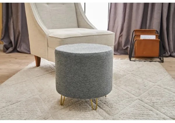 Pouf NANI Ø 40 cm grigio