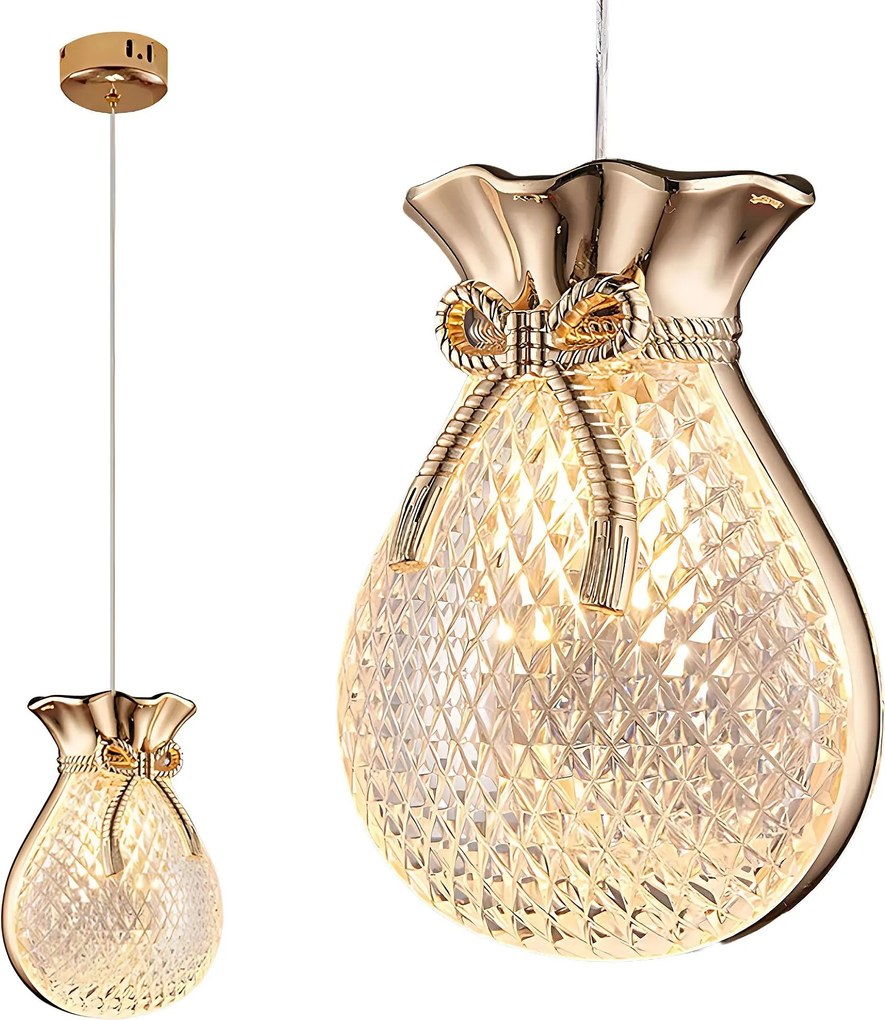 Lampada a sospensione da soffitto LHJ107-1CP light rose gold