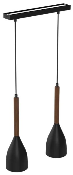 Lampadario a sospensione con filo MUZA 2xE27/60W/230V