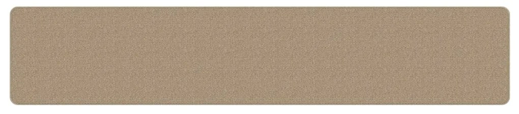 Tappeto Corsia Aspetto Sisal Sabbia 50x250 cm