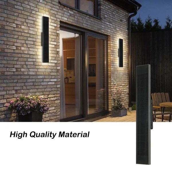 Brilagi - Applique solare a LED SUN, 4 W, 230 V, 60 cm, 4000 mAh, IP44