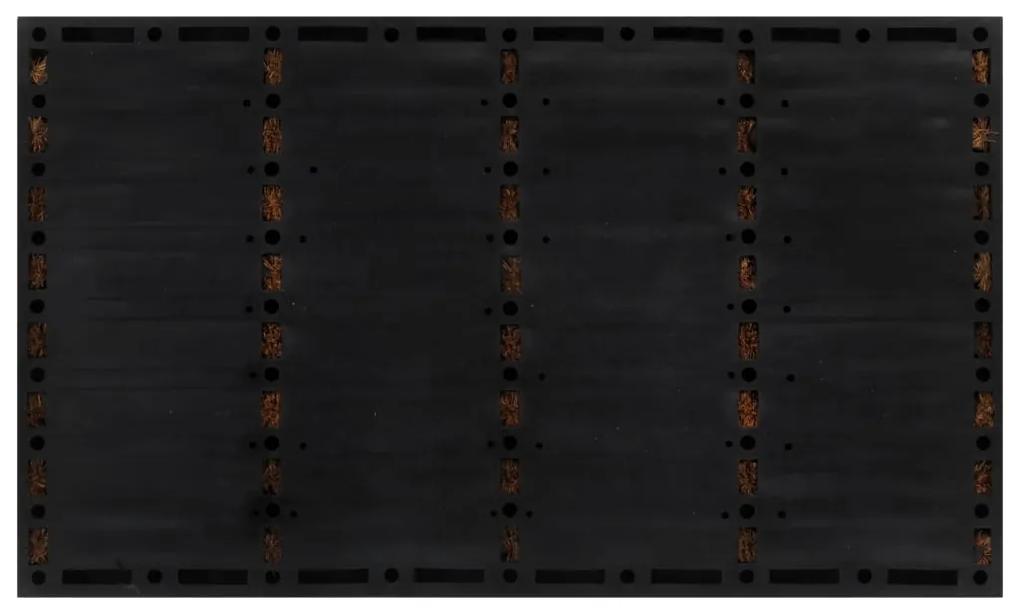 Zerbino Rettangolare 45x75 cm in Gomma e Fibra di Cocco