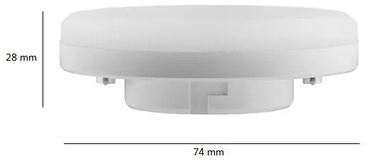 Led GX53 10W 920lm 4000K GX53 74x28mm
