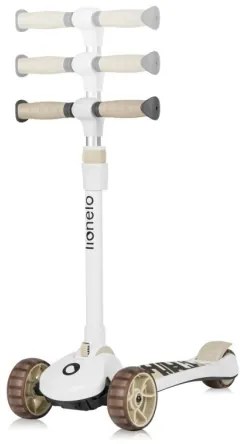 Lionelo - Monopattino 2 in 1 per bambini FRANKY bianco/beige