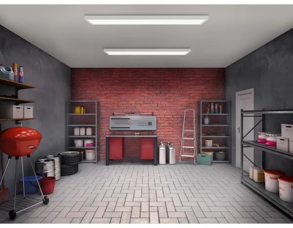 Brilagi - Plafoniera LED da bagno FRAME LED/40W/230V 120x30 cm IP44 bianco