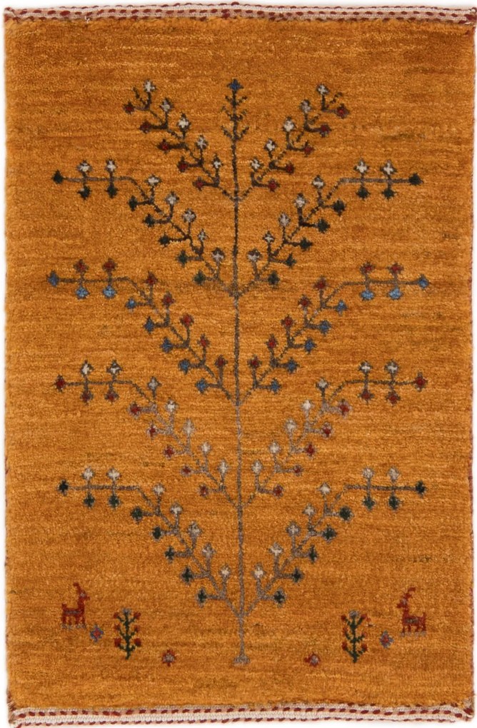 Loribaft Tappeto persiano 60 x 40 Giallo (Iran) Annodato A Mano