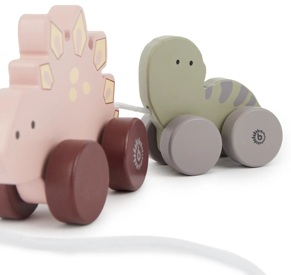 Bieco - Giocattolo da trainare - dinosauri