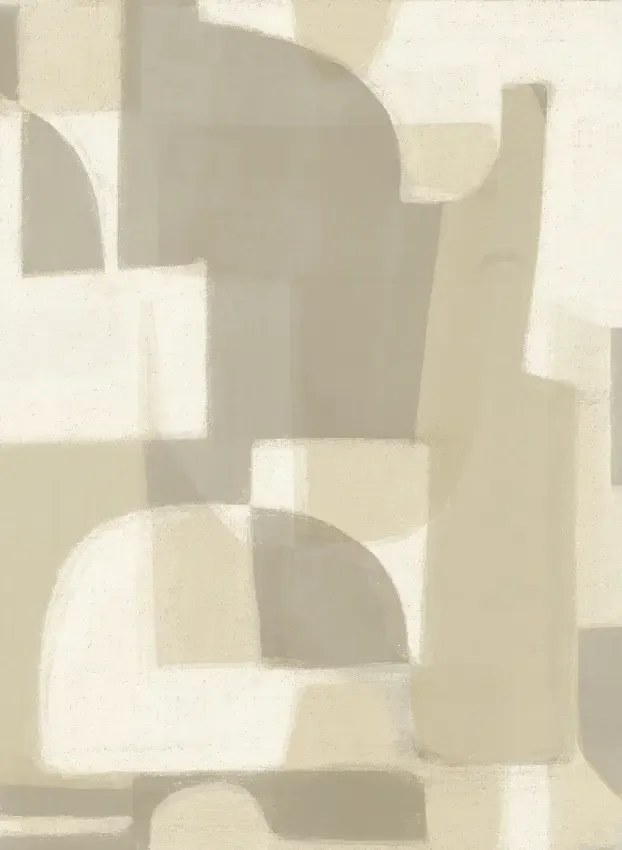 Jannelli & Volpi Carta da parati panoramica Pacha - Beige Panel 6