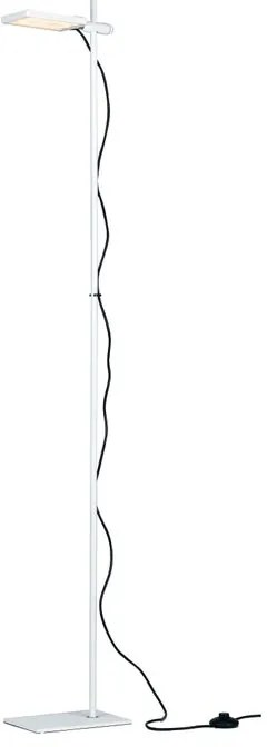 Lampada da terra Book bianco H 182cm  Luce bianco caldo 1300 LUMEN