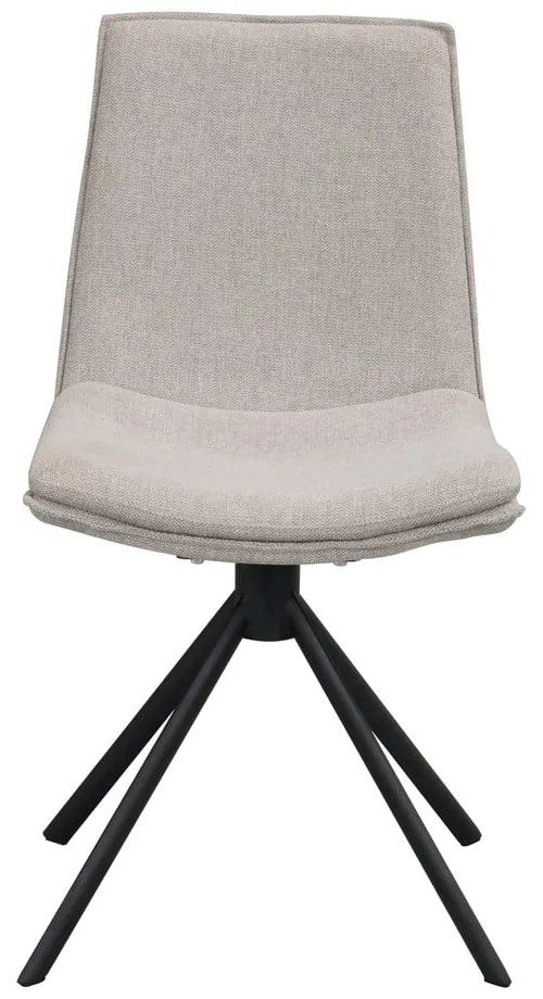 Sedie da pranzo girevoli beige in set di 2 Lowell - Rowico