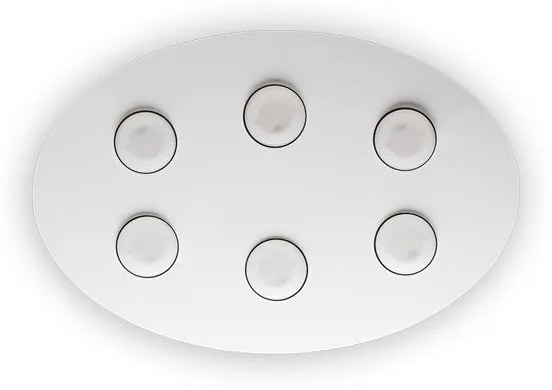 Lampada da soffitto 6 luci logos pl6