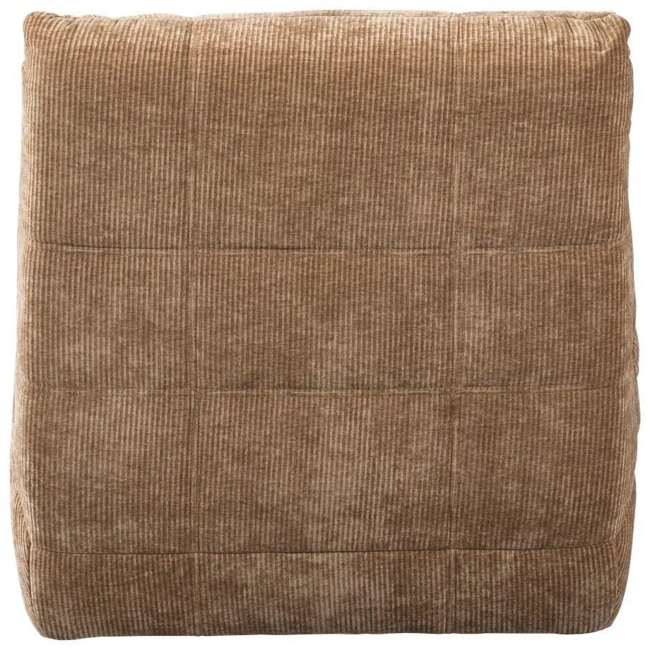 Poltrona da relax marrone chiaro reclinabile con rivestimento in velluto a coste Hein – WOOOD