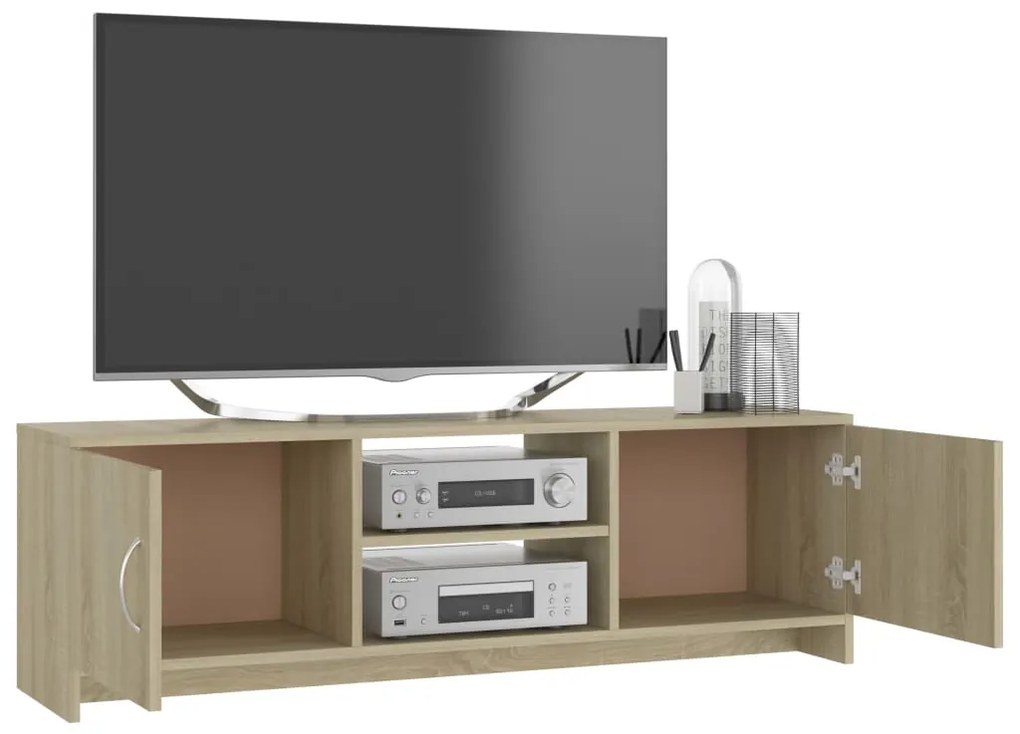 Mobile porta tv rovere sonoma 120x30x37,5 cm legno multistrato