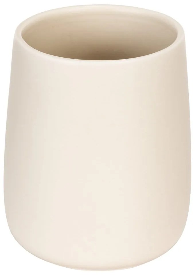 Tazza in ceramica color crema per spazzolini da denti Margo - Allstar