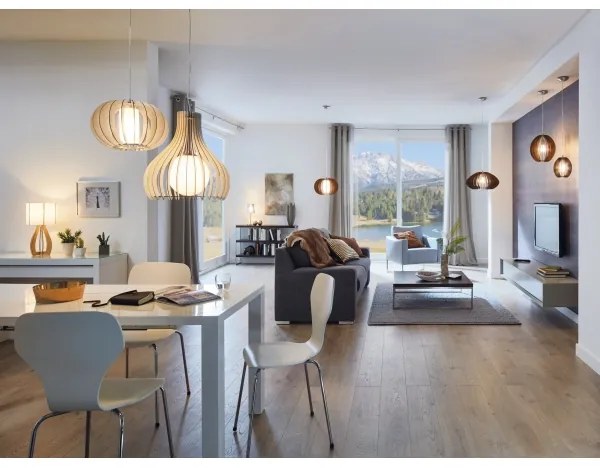 Eglo 95607 - Lampadario STELLATO 2 1xE27/60W/230V