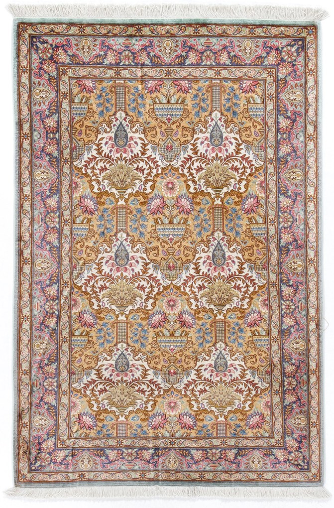 Ghom Tappeto 120x80 (Iran) Annodato A Mano