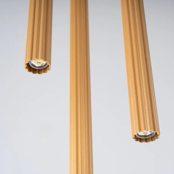 Sollux SL.1342 - Lampadario a sospensione con filo ARCHE 3xG9/8W/230V oro