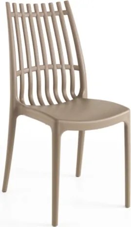 Sedia tortora impilabile - interni ed esterni LILA 2 sedie