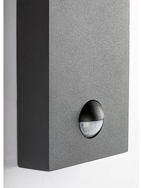 Rabalux 7267 - Lampada a parete da esterno con sensore SAVANO 1xE27/40W/230V IP44