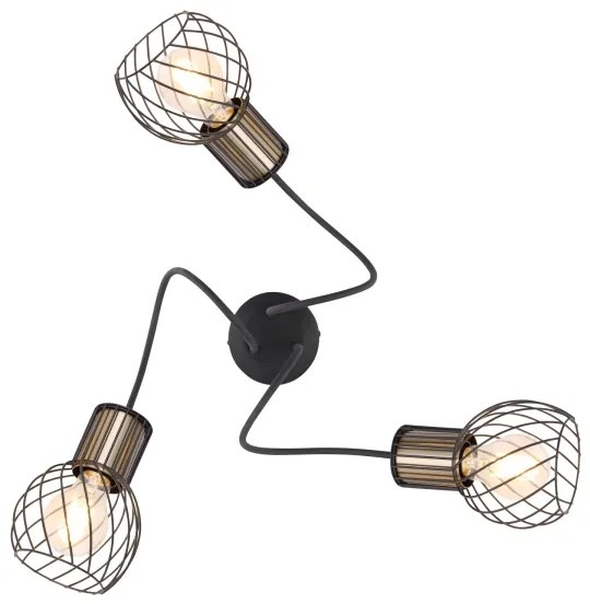 Globo 54013-3 - Lampadario a plafone ARGUSTO 3xE27/40W/230V