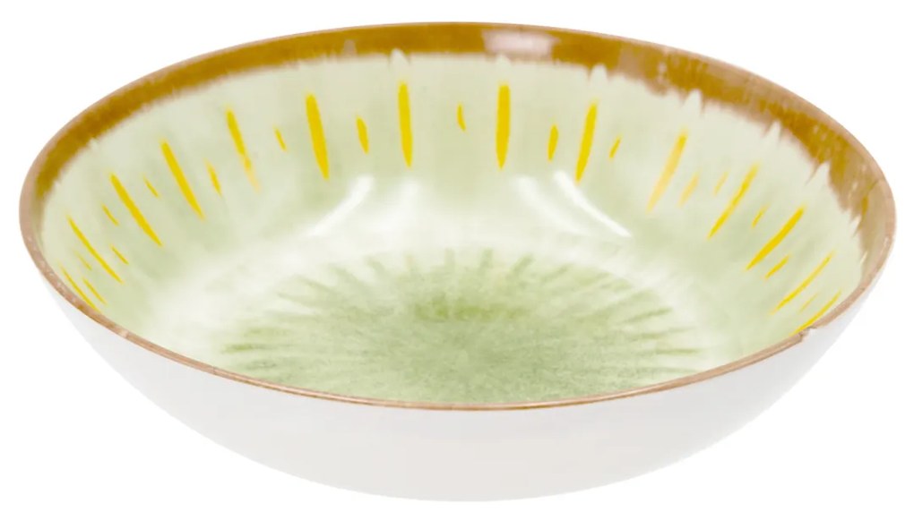 Piatto fondo 22 cm in melammina verde Soler
