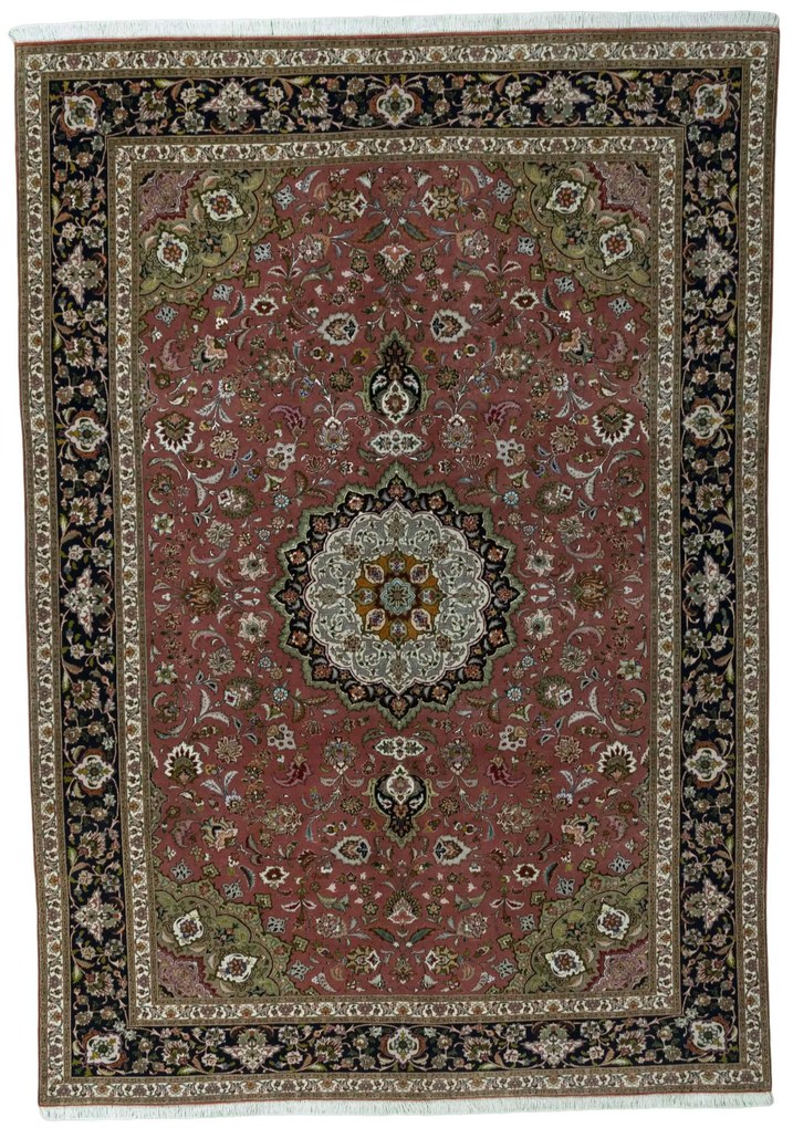 Tabriz Tappeto 290 x 200 Rosso (Iran) Annodato A Mano