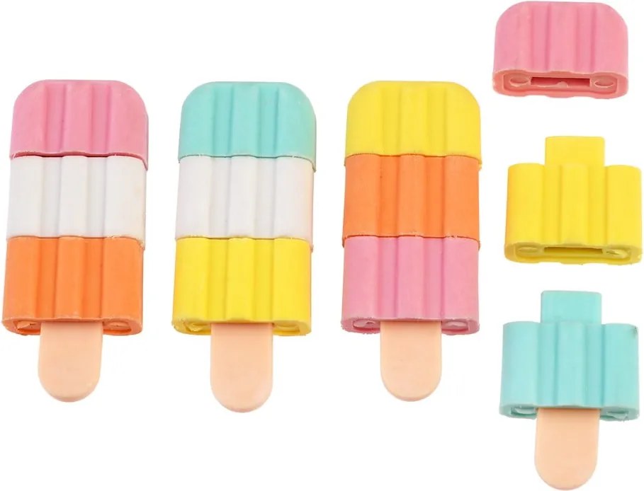 Set di 3 gomme profumate Ice Lolly - Rex London