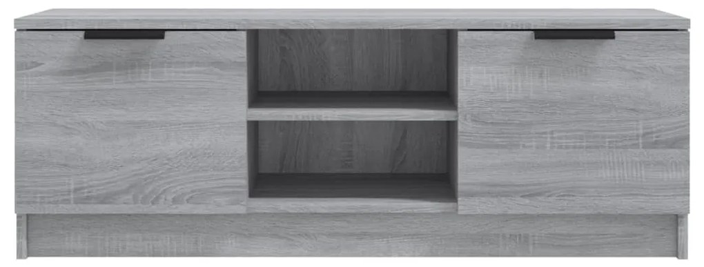 Mobile tv grigio sonoma 102x35x36,5 cm in legno multistrato