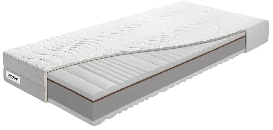 Materasso bifacciale in schiuma media/straordinaria 160x200 cm BonVitality HR - BENAB