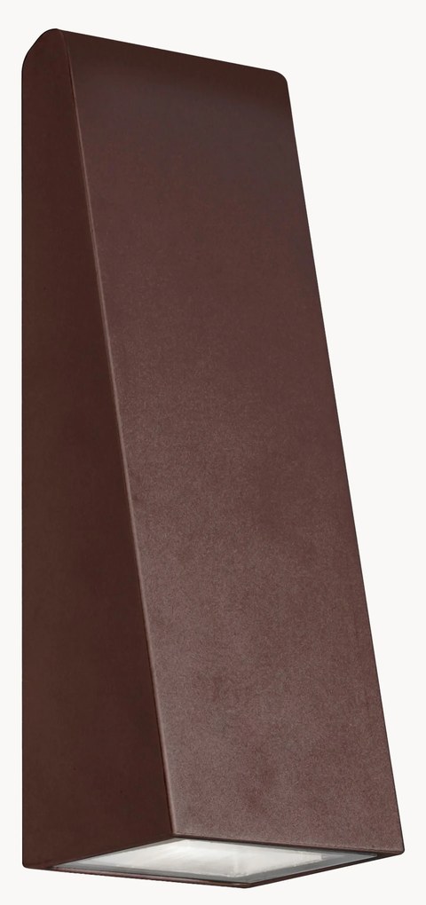 Mini candelina a LED Wedge - ruggine