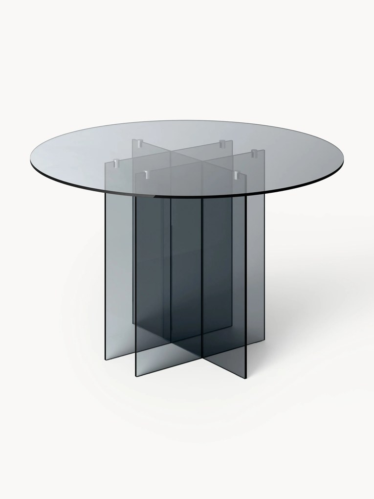 Tavolo rotondo in vetro Anouk, Ø 120 cm