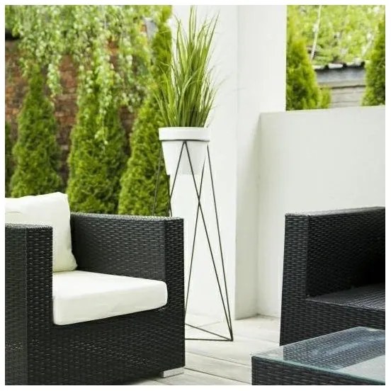 Portavasi TRIANGL 90x50 cm nero