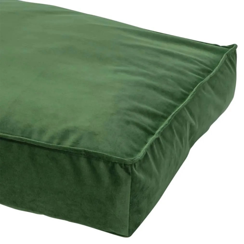 Madison cuscino per cani velvet 80x55x15 cm verde