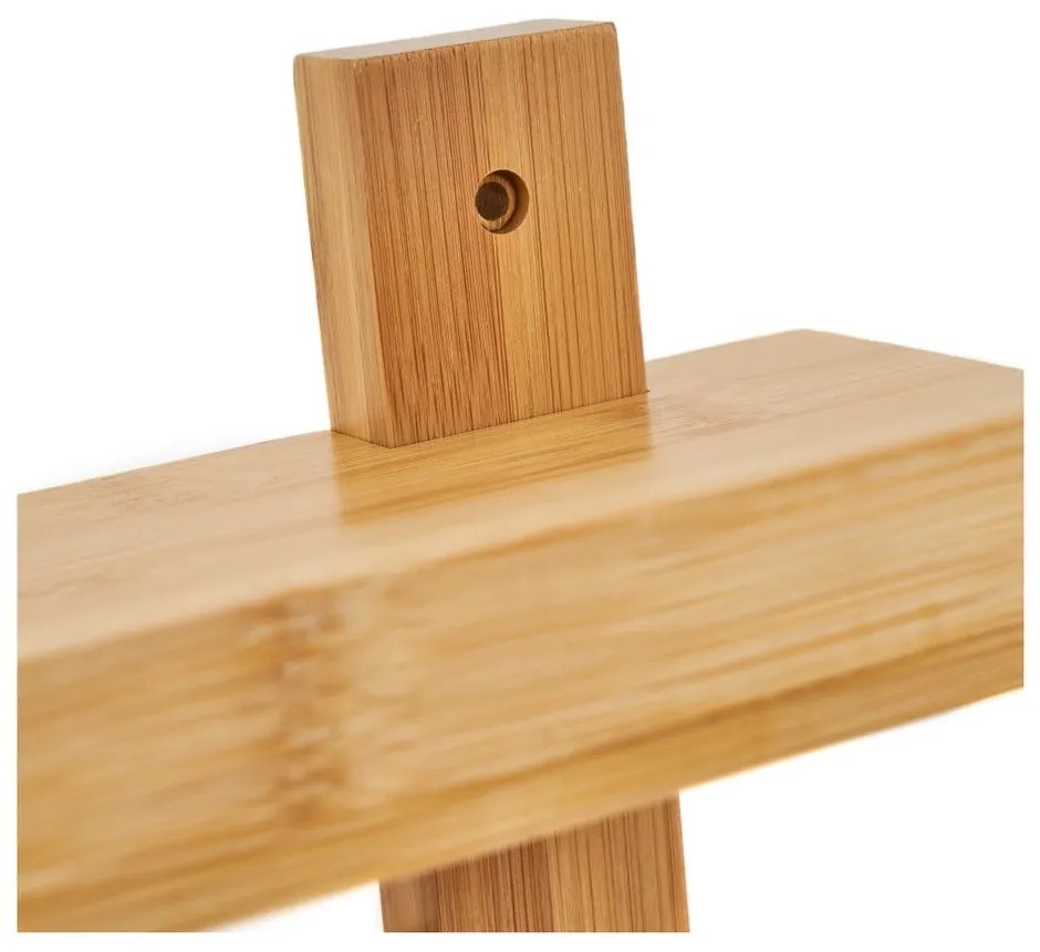 Appendiabiti da parete in bambù con ripiano - Casa Selección