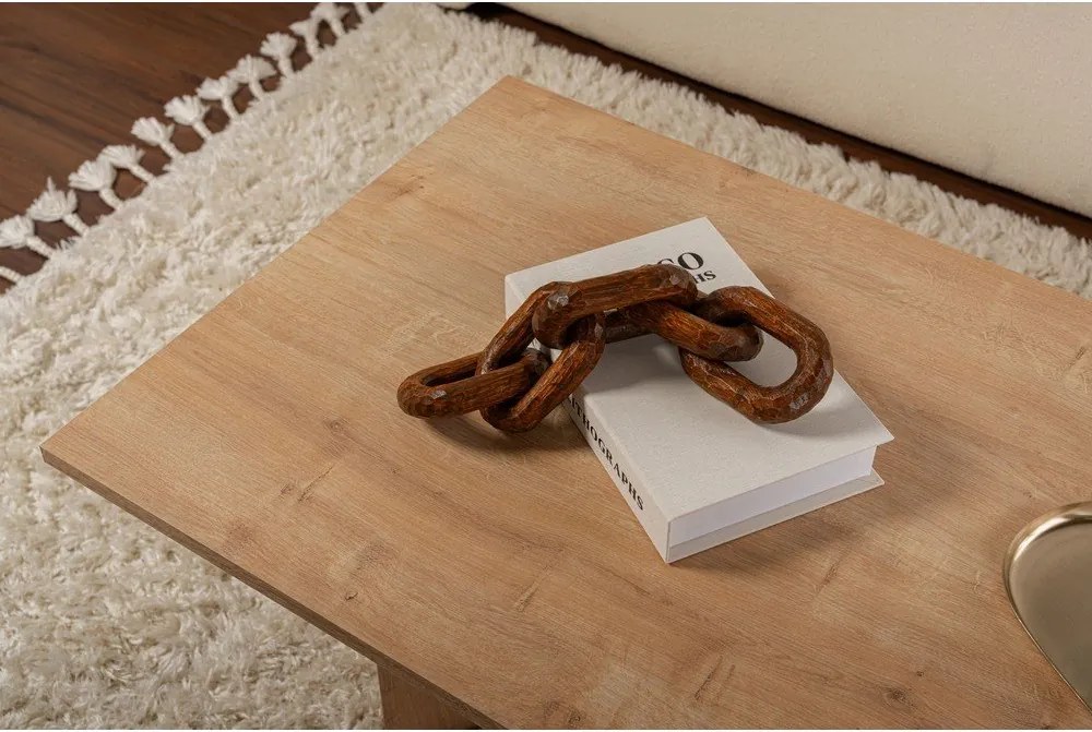 Tavolino da salotto di colore naturale con effetto rovere 60x119 cm Sabin – Kalune Design