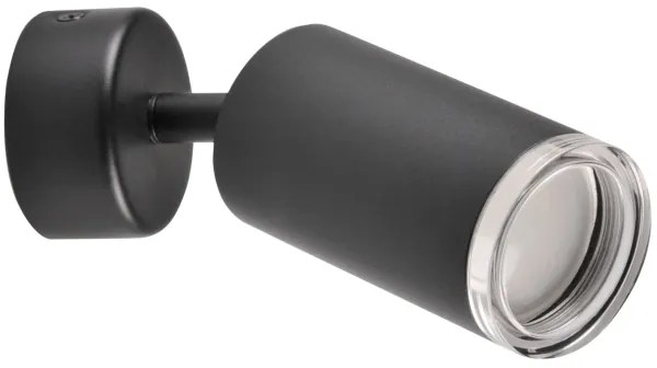 Luce Spot da bagno TURYN 1xGU10/10W/230V IP44 nero