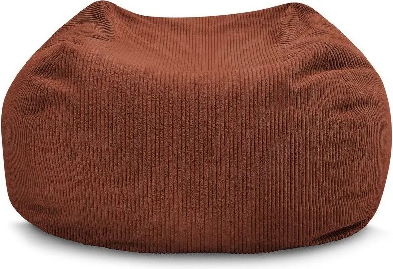 Puof a sacco color mattone Voltaire – Bobochic Paris