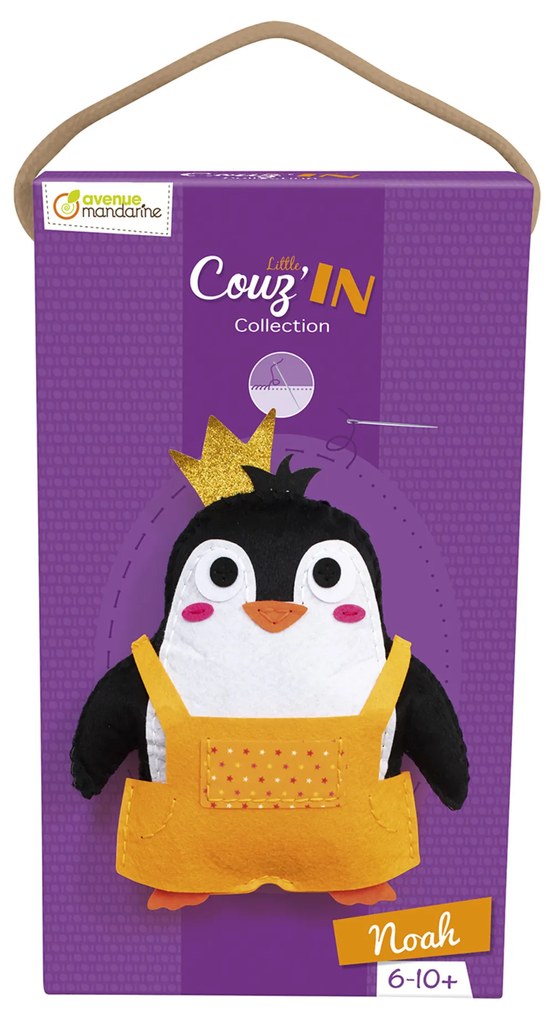 Kit da cucito per bambini - Pinguino Noah