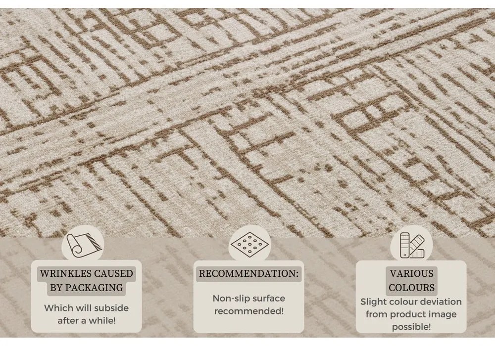 Tappeto marrone/beige 120x170 cm Terrain – Hanse Home