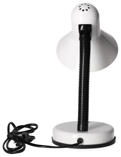 Lampada da tavolo SMIESZEK 1xE27/40W/230V bianco