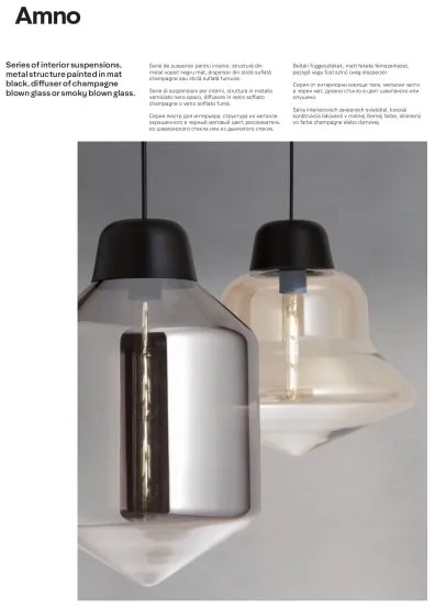 Redo 01-1770 - Lampadario a sospensione con cavo AMNO 1xE27/42W/230V Ø 33 cm beige