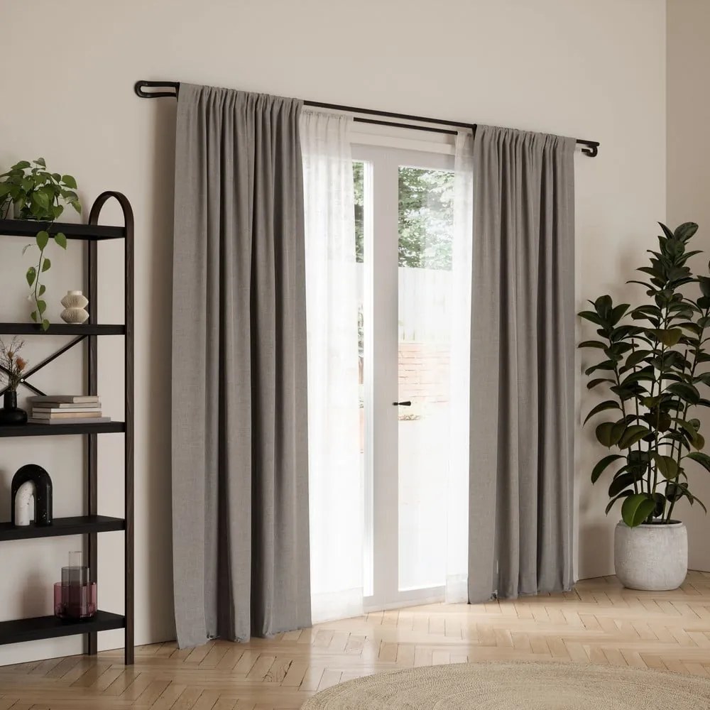 Mantovana estensibile in acciaio 107 - 305 cm Midnight - Umbra