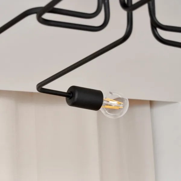 Lampadario a plafone LED TUBE 6xE27/15W/230V