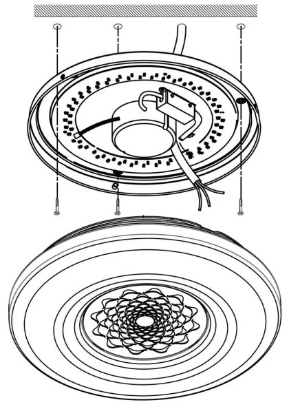Eglo 96821 - Applique/Plafoniera LED dimmerabile CAPASSO-C LED/17W/230V