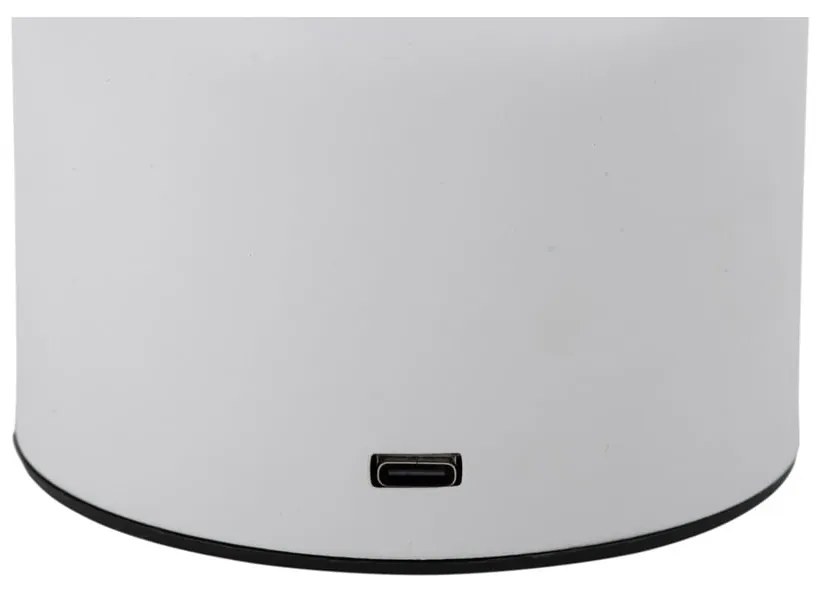 Lampada da tavolo a LED bianca (altezza 15 cm) Impetu - Leitmotiv