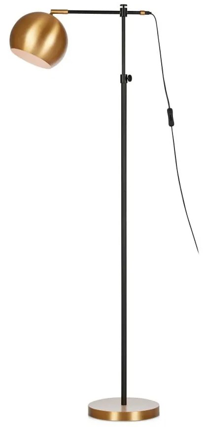 Lampada a stelo nera e bronzo Chester - Markslöjd