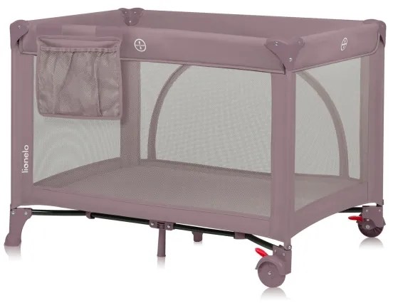 Lionelo - Lettino da viaggio LAURA Rosa Nude