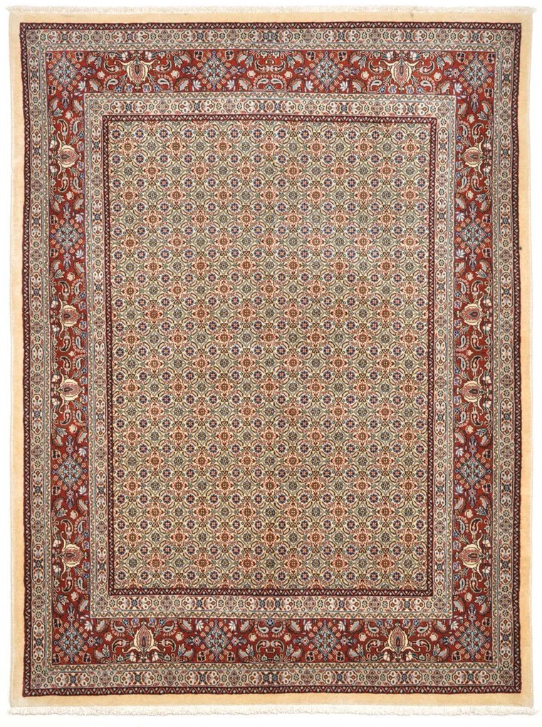 Moud Tappeto persiano 200 x 150 Beige (Iran) Annodato A Mano