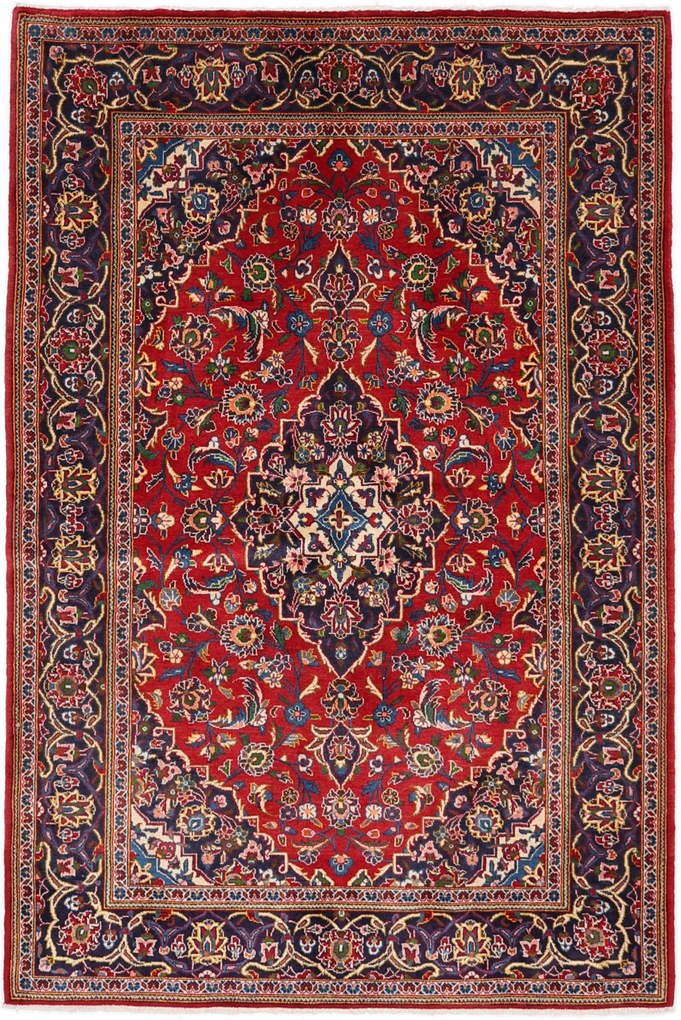 Kashan Tappeto persiano 210 x 140 (Iran) Annodato A Mano